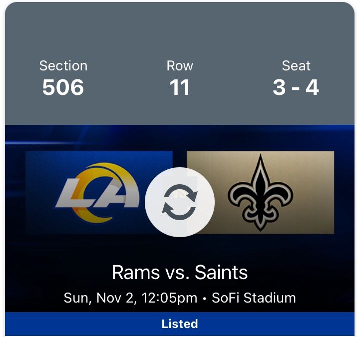 Rams Vs Saints