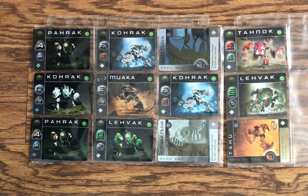 Bionic The Bohrok Awake Cards