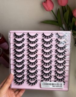 20 Pairs False Eyelashes Pack
