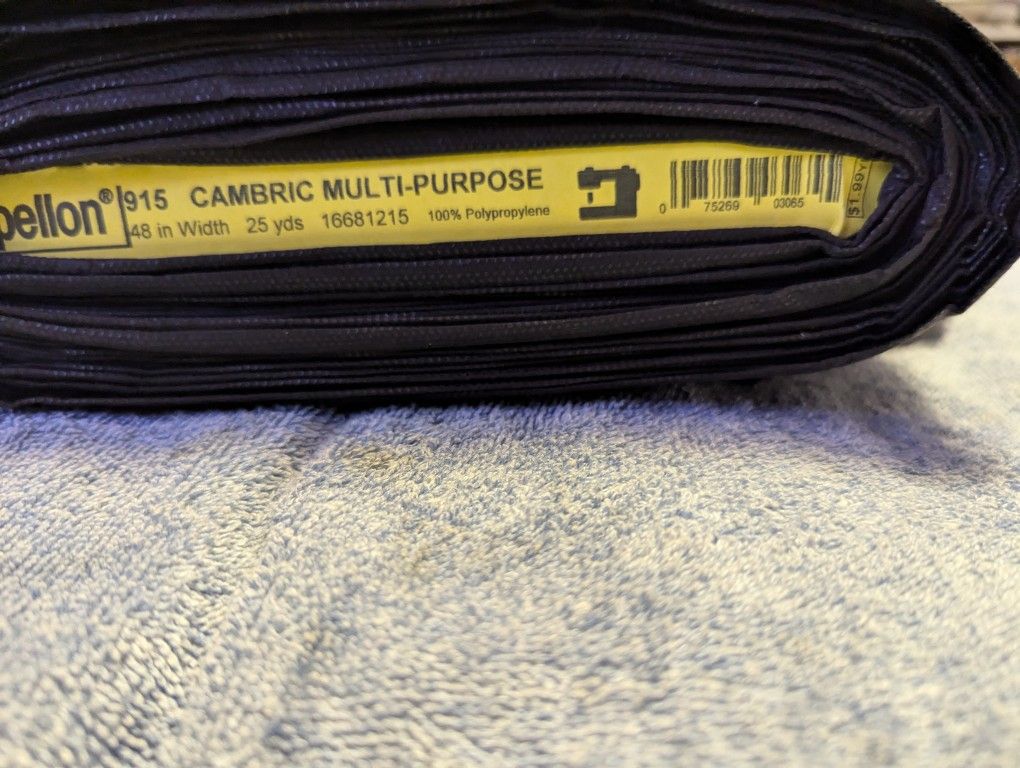 Cambric Multipurpose Black Fabric