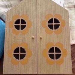 Wood doll house