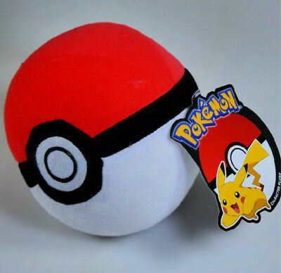 Pokemon Poke Ball 4-Inch Plush - Poke Ball