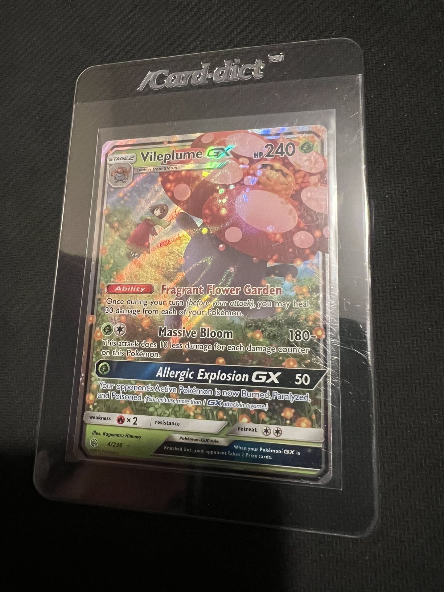 Pokemon Cards Cosmic Eclipse Vileplume GX