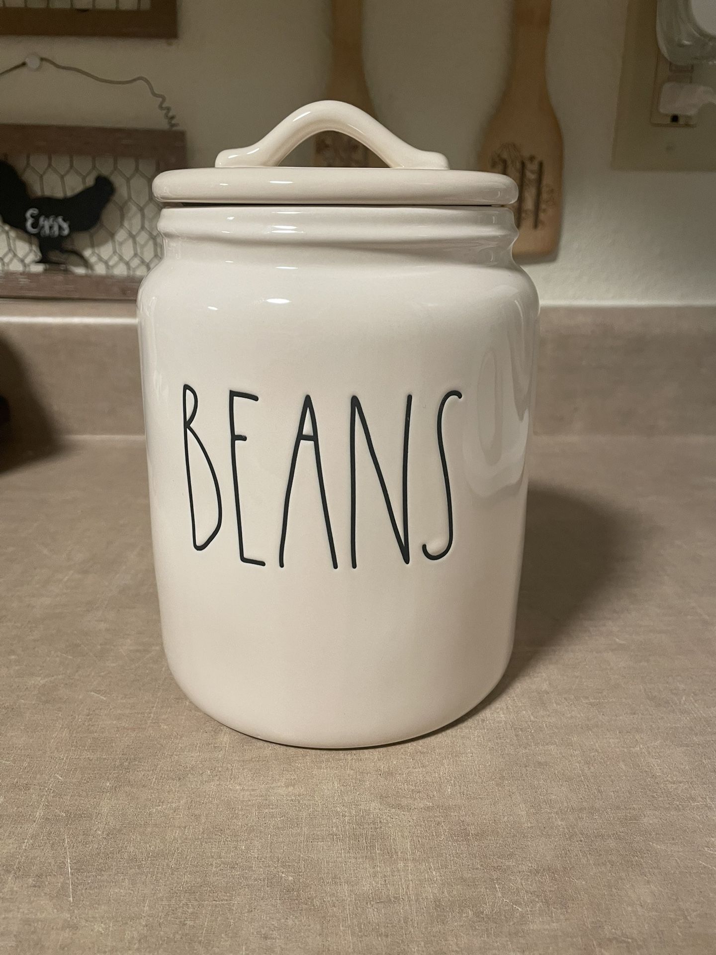 Rae Dunn Beans Canister