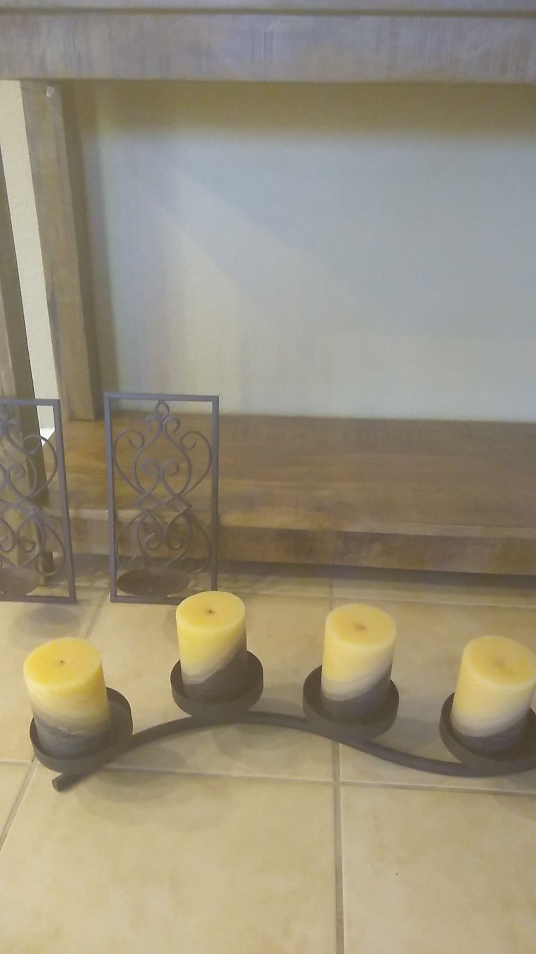 Candle holders for wall and table