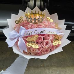 Ramo De Rosas  Naturales 