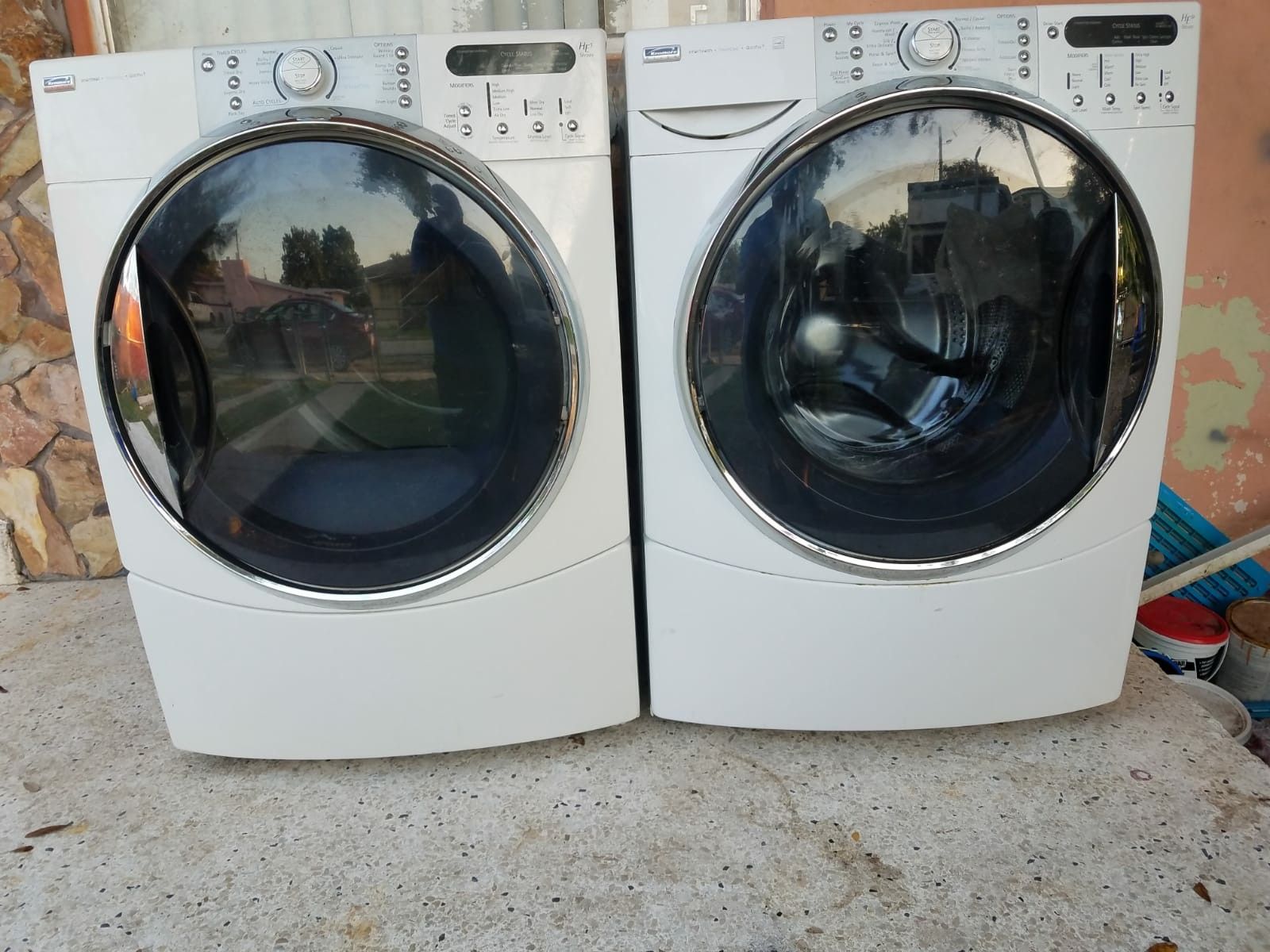 Kenmore elite front load washer and dryer
