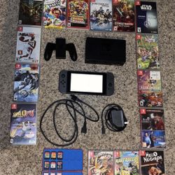 Nintendo Switch And Games (Check Description)