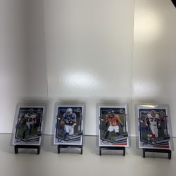 Lot of 4 2023 Panini Football Cards