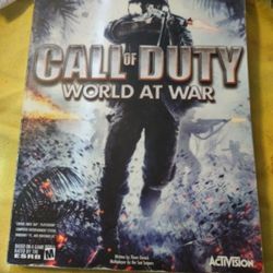 Bradygames strategy guide Call of Duty world of war with original map Good shape.