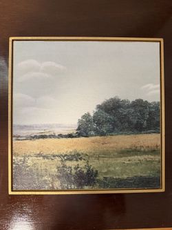 Art landscape canvas 12”x12”
