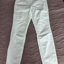 Simply Vera Wang Skinny Jeans, White Size 6S