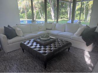 Cream sectional sofa