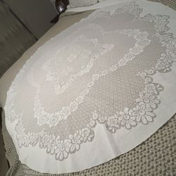 Round Tablecloth Fabric 55x55 (ivory 