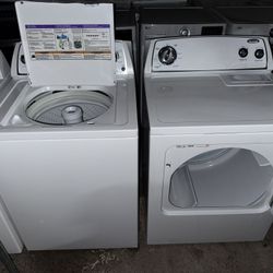 Whirlpool Washer And Electric Dryer With Heavy Duty Agitator And Dispenser