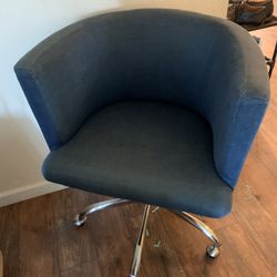 Swivel Denim Chair 