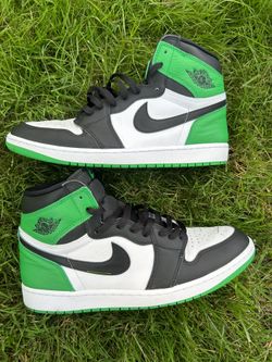 Used Retro Jordan 1 Green Toe size 13