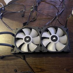 Corsair H100x RGB Elite Liquid CPU Cooler And 4 Fans