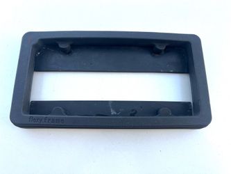 Heavy duty rubber license plate holder frame