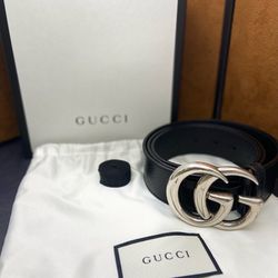 Black Gucci Belt 