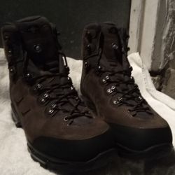 NEW Lowa Camino GTX Boots 13 + New L.L Bean Hiking Socks