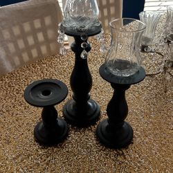 Home Interiors 3pc Candle Holders 