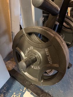 Squat/ bench with weight set