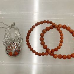 SUNSTONE JEWELRY SET- BRAND NEW