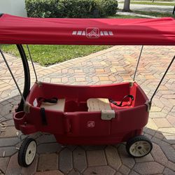 Little Tikes Step 2 Covered Wagon All Around Canopy Wagon