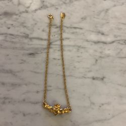 Vintage Gold tone Ankle Band