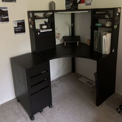 Corner Desk From Ikea Set Up