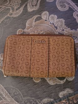 Guess Brown Tan Wallet