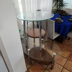 2 Glass Tables