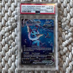 Pokemon TCG Vaporeon PSA 10 Premium Collection Full Art #182