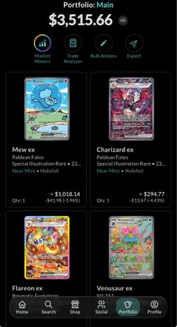 Pokemon raw collections lot