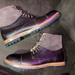 Cole Haan Men's Judson Cap Toe Boot made with leather and suede size 12M