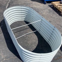 New Assembled 6x3x2 ft Raised Garden Bed,Galvanized Raised Planter Boxes Outdoor