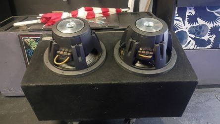 2 12 inch ALPINE TYPE R SUBWOOFERS