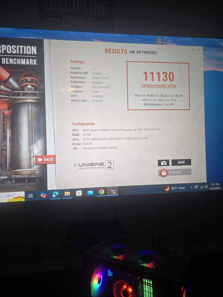 12 Core GAMING PC WITH 32 GIG RAM AND 3070 GRAPHIC CARD
