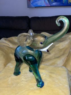 Murano Italian Glass Elephant