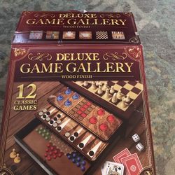 Wooden Game Gallery 12 Games New
