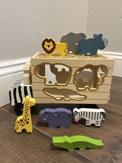 Melissa & Doug Animal Rescue Shape-Sorting Truck