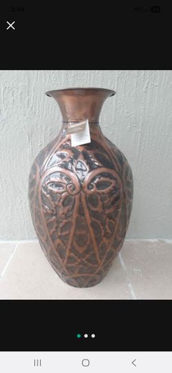 Metal Vase 22"