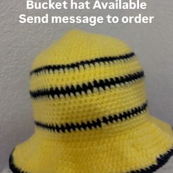 Handmade Crochet Bucket Hat 