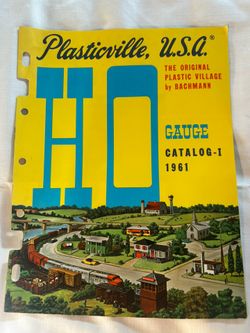 Plasticville USA VINTAGE 1961 Catalog 