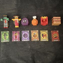 Mcdonalds Minecraft meal toy full collection 