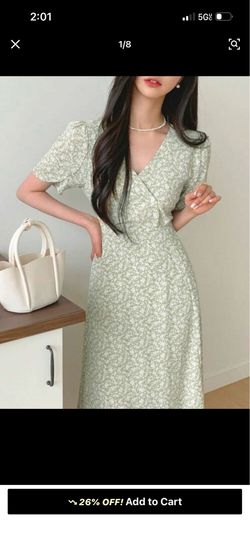 Women’s Summer Green Dress 2M