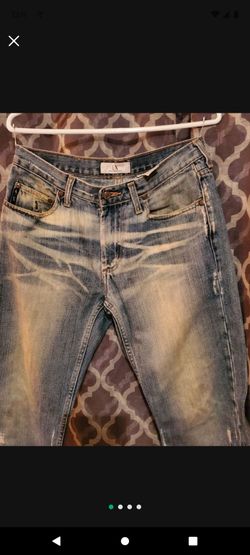 🔥 Armani Exchange Designer Men's Jeans – Size 30x30 – Boot Cut – Distressed Style - ONLY $40