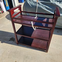 Changing Table With Shelves