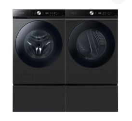 Samsung Bespoke 8900 Washer + Gas Dryer + Pedestals — Excellent Condition